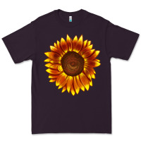 Plum tiger eyes sunflower Premium Tee - LillyAllenDesigns