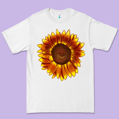 Tiger Eyes Sunflower Premium Tee Designed By Lillyallendesigns
