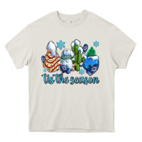Cream tis the season christmas tree  cake winter and snowman Heavy Core Tee - AdoDesignShop