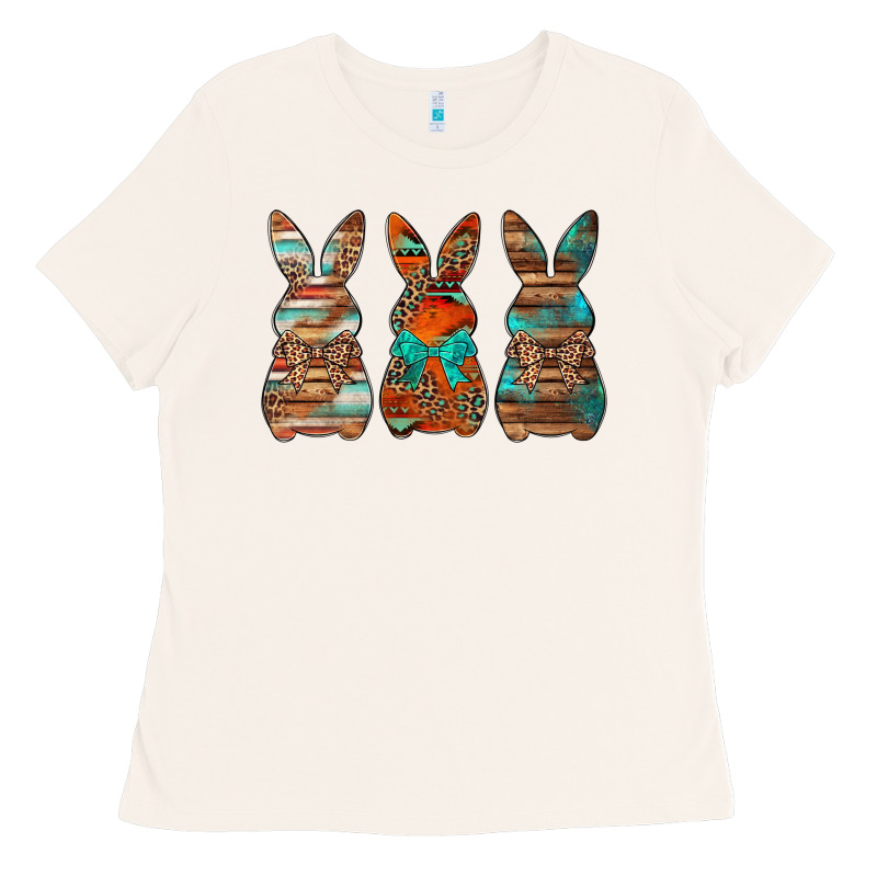 Western Easter Bunnies Ladies Tee by Jasminsmagicworld | Teevron