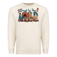 Sandshell Trust in the lord with all your heart Premium Sweatshirt - FaDigitalArtStudio