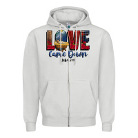 Dove Grey love came down luke 2 11 Zipper Hoodie - CowGirlArtShop
