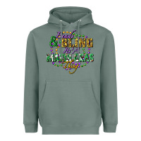 Sage Beads and bling it's' a Mardi Gras thing Heavyweight Hoodie - FaDigitalArtStudio