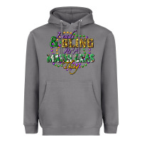 Storm Beads and bling it's' a Mardi Gras thing Heavyweight Hoodie - FaDigitalArtStudio