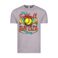 Vintage Zinc I'm a Softball mom we don't do that keep calm Vintage Tee - BundleAndBundleShop