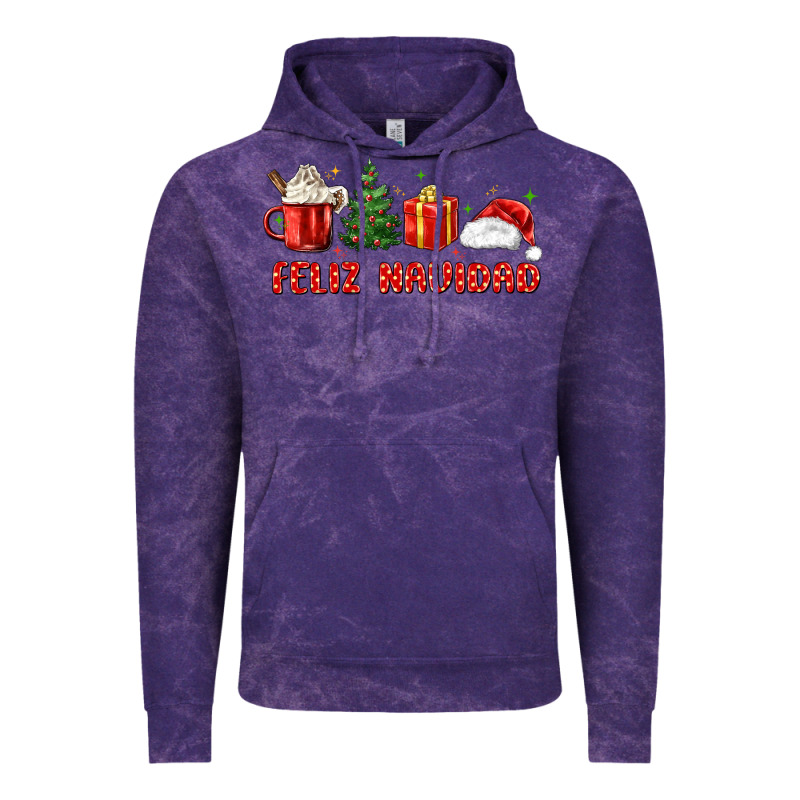 Feliz Navidad Vintage Hoodie by MaliasSmallBusiness | Teevron
