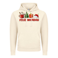 Vintage Artic feliz navidad Vintage Hoodie - MaliasSmallBusiness