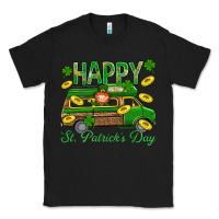 Black Happy St. Patricks Day Classic Tee - BundleAndBundleShop