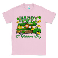 Bubblegum Pink Happy St. Patricks Day Classic Tee - BundleAndBundleShop