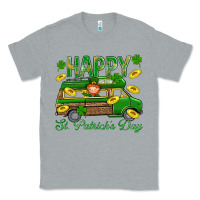 Heather Grey Happy St. Patricks Day Classic Tee - BundleAndBundleShop