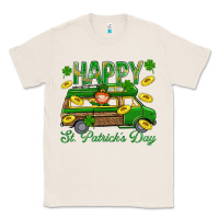 Natural Happy St. Patricks Day Classic Tee - BundleAndBundleShop