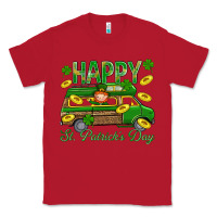Red Happy St. Patricks Day Classic Tee - BundleAndBundleShop