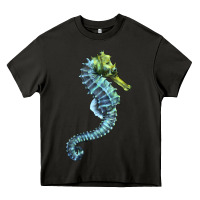 Blue Seahorse Heavy Core Tee | Teevron