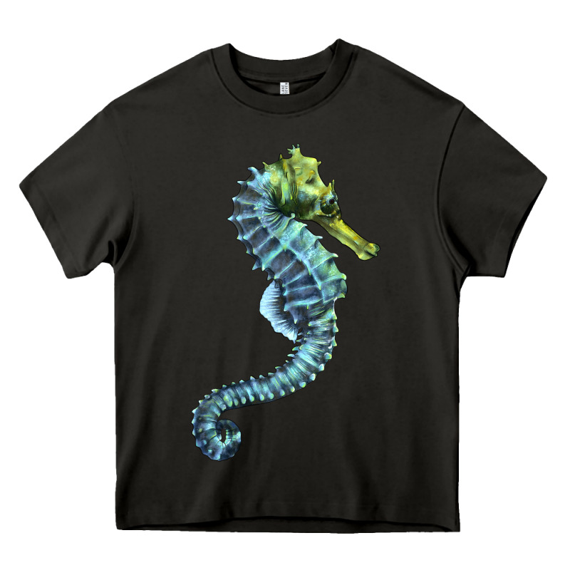 Blue Seahorse Heavy Core Tee by LillyAllenDesigns | Teevron