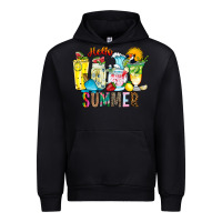 Black hello summer drink Urban Hoodie - CowhideDigitalArt