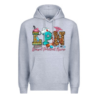 Heather Grey licensed practical nurse Premium Hoodie - OliviaCreatesArt