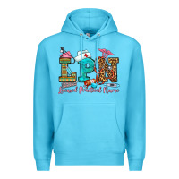 Ocean Blue licensed practical nurse Premium Hoodie - OliviaCreatesArt