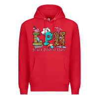 Red licensed practical nurse Premium Hoodie - OliviaCreatesArt