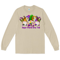 Mushroom happy mardi gras y'all gnomes Long Sleeve Tee - RanaPortraitStore