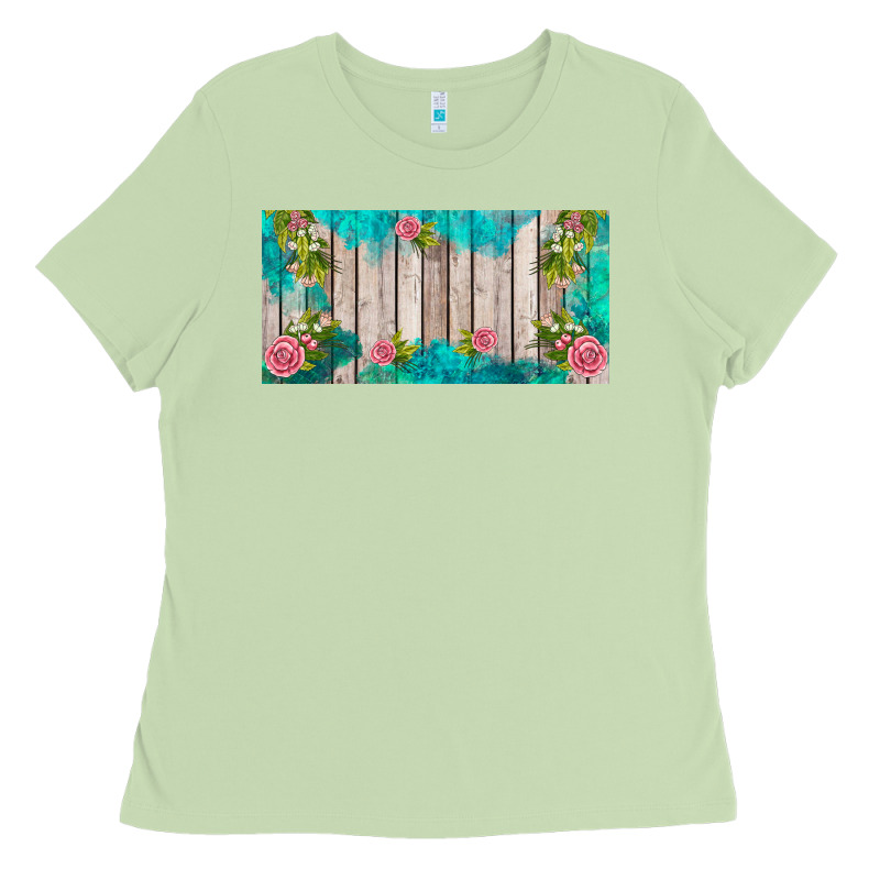 Western Floral  License Plate Template Ladies Tee by BarkalooDesign | Teevron