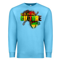 Ocean Blue Do it for the culture Premium Sweatshirt - FaDigitalArtStudio