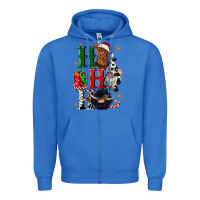 True Royal ho ho ho heifer cow gnomies Zipper Hoodie - CowGirlArtShop