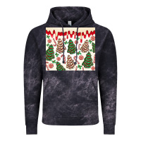 Cloud Black christmas tree cakes Vintage Hoodie - MaliasSmallBusiness