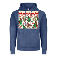 Vintage Denim christmas tree cakes Vintage Hoodie - MaliasSmallBusiness
