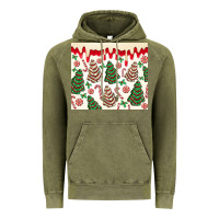Vintage Olive christmas tree cakes Vintage Hoodie - MaliasSmallBusiness