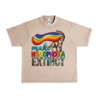 Lgbtq Make Homophobia Extinct Urban Heavy Tee | Teevron