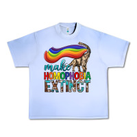 Grape Ice Lgbtq Make Homophobia Extinct Urban Heavy Tee - BundleAndBundleShop