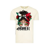 Vintage Arctic Mexican Mom Life Messy Bun Mama Vintage Tee - BundleAndBundleShop