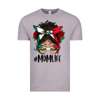 Vintage Zinc Mexican Mom Life Messy Bun Mama Vintage Tee - BundleAndBundleShop