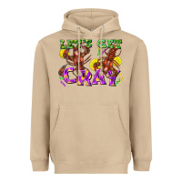 Mushroom Let's get cray Heavyweight Hoodie - FaDigitalArtStudio