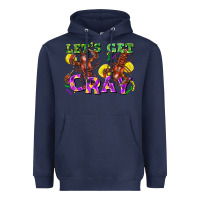 Navy Let's get cray Heavyweight Hoodie - FaDigitalArtStudio