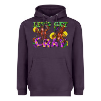 Plum Let's get cray Heavyweight Hoodie - FaDigitalArtStudio
