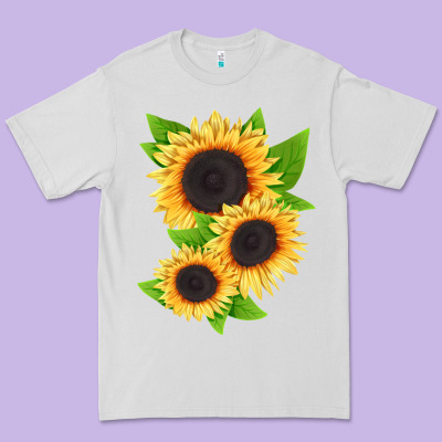 Treetops Sunflower Premium Tee Designed By Lillyallendesigns