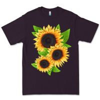 Plum treetops sunflower Premium Tee - LillyAllenDesigns