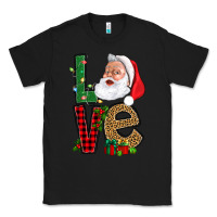 Black Love With Santa Portrait Classic Tee - BundleAndBundleShop