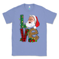 Colony Blue Love With Santa Portrait Classic Tee - BundleAndBundleShop