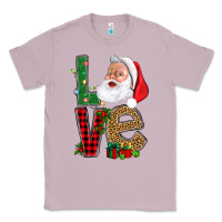 Lilac Love With Santa Portrait Classic Tee - BundleAndBundleShop