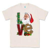 Natural Love With Santa Portrait Classic Tee - BundleAndBundleShop