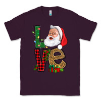 Plum Love With Santa Portrait Classic Tee - BundleAndBundleShop