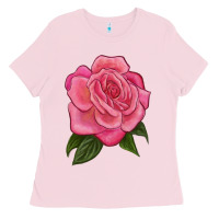 Bubblegum Pink queen of elegance Ladies Tee - LillyAllenDesigns