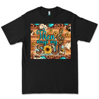Black then sings my soul treble clef Premium Tee - JahusDesignShop