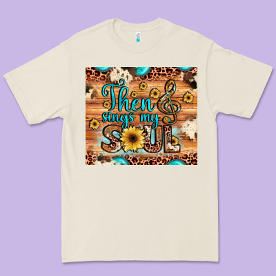 Then Sings My Soul Treble Clef Premium Tee Designed By Jahusdesignshop