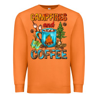Carrot Campfires And Coffee Camping Coffee Premium Sweatshirt - FaDigitalArtStudio