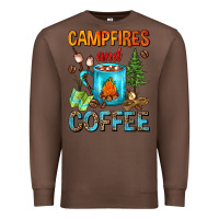 Chestnut Campfires And Coffee Camping Coffee Premium Sweatshirt - FaDigitalArtStudio