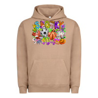 Pigment Burro Spooky Vibes Ghost Urban Hoodie - CowhideDigitalArt