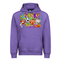 Tulip Spooky Vibes Ghost Urban Hoodie - CowhideDigitalArt